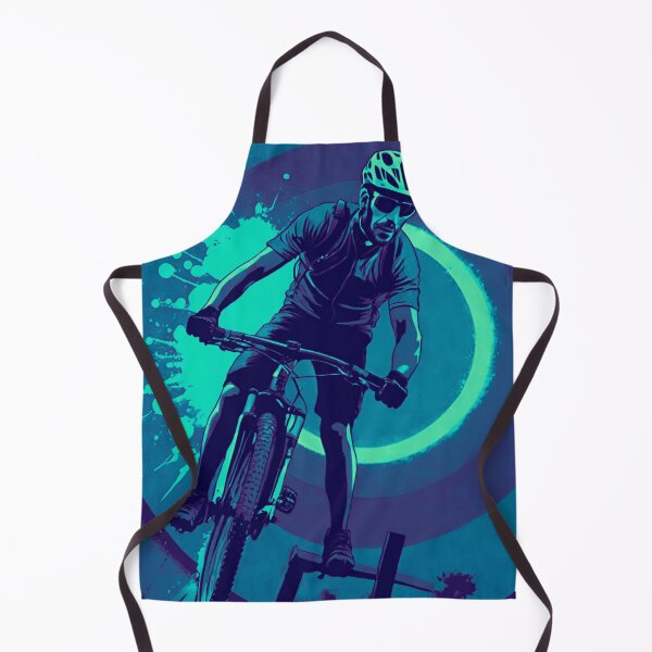 Item preview, Blue MTB Shredder: Adrenaline-Fueled Adventure designed and sold by GrizzlyCollective.