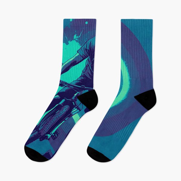 Item preview, Blue MTB Shredder: Adrenaline-Fueled Adventure designed and sold by GrizzlyCollective.