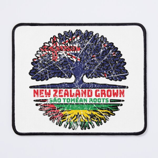 Item preview, Sao Tome and Principe Sao Tomean New Zealander New Zealand Tree Roots Flag designed and sold by FlagX.