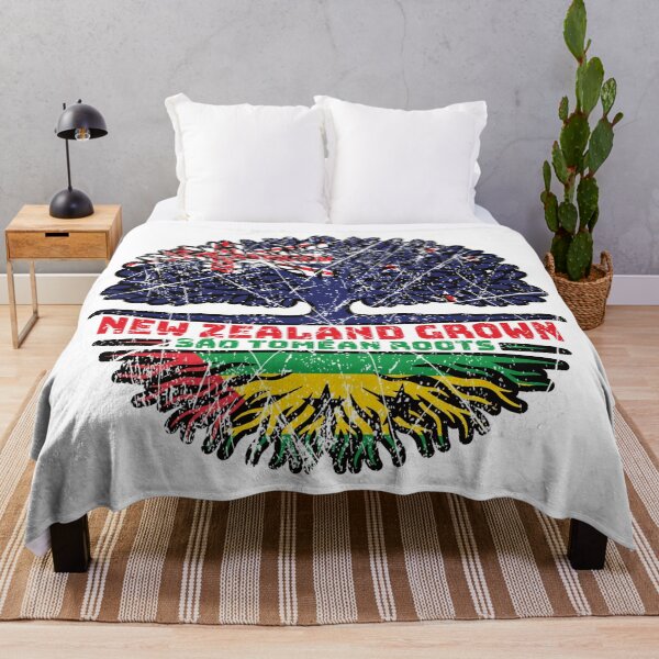 Item preview, Sao Tome and Principe Sao Tomean New Zealander New Zealand Tree Roots Flag designed and sold by FlagX.