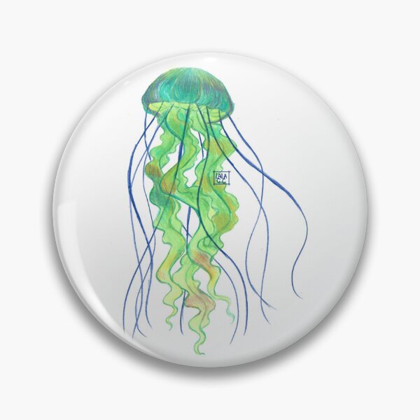 Item preview, Green Jellyfish designed and sold by LailaGClark.