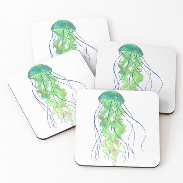 Item preview, Green Jellyfish designed and sold by LailaGClark.