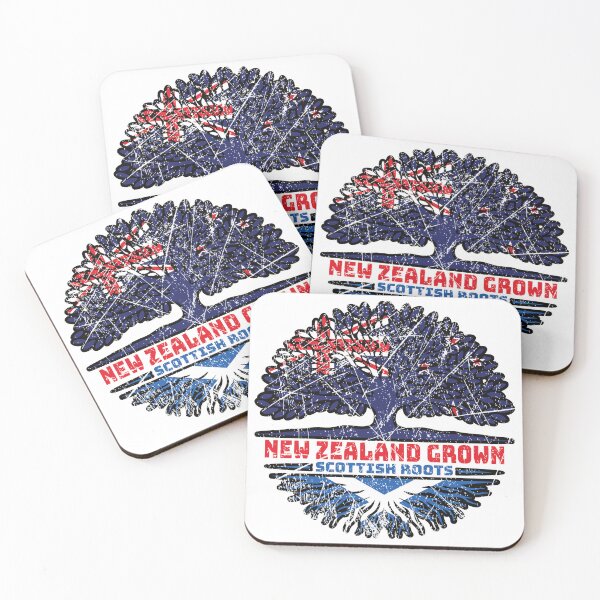 Item preview, Scotland Scottish New Zealander New Zealand Tree Roots Flag designed and sold by FlagX.
