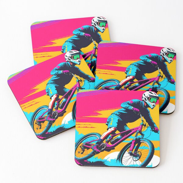 Item preview, Vivid MTB Racer: Bursting with Color designed and sold by GrizzlyCollective.