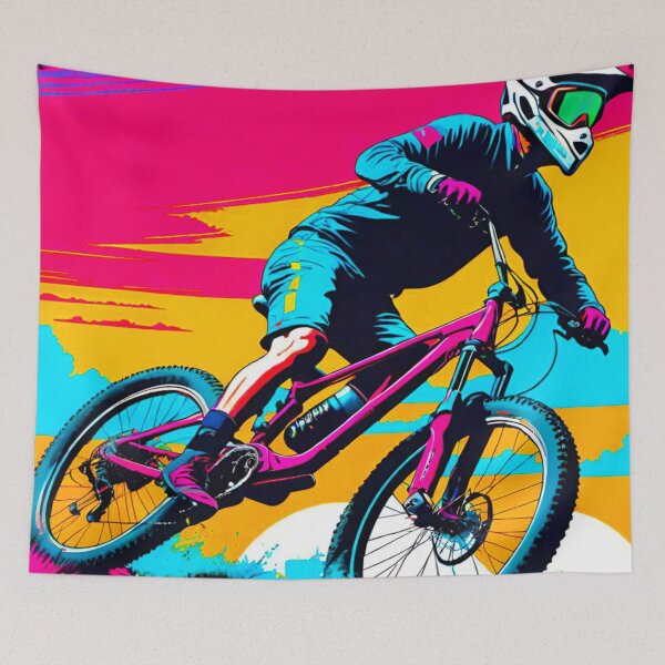 Item preview, Vivid MTB Racer: Bursting with Color designed and sold by GrizzlyCollective.