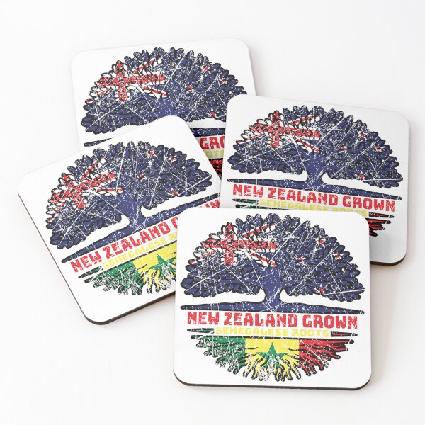 Item preview, Senegal Senegalese New Zealander New Zealand Tree Roots Flag designed and sold by FlagX.