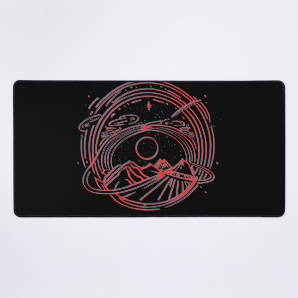 Item preview, Cosmic Mountain View Retro Art designed and sold by DesignAnother.