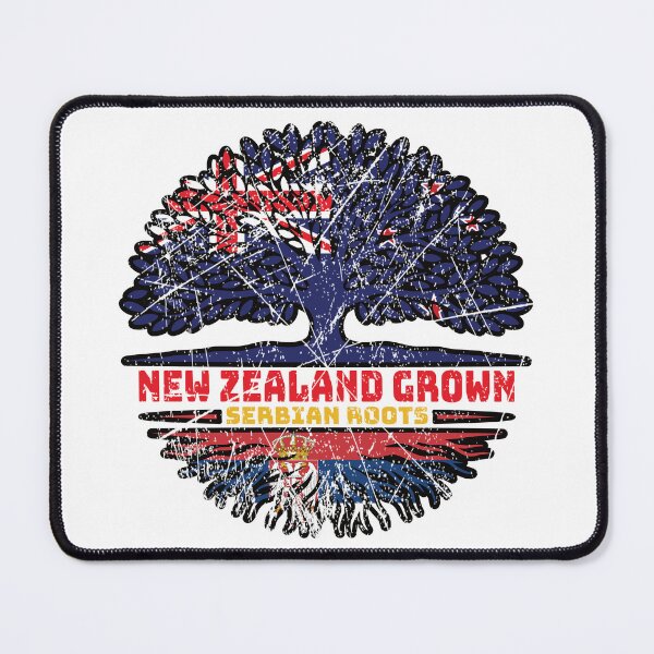 Item preview, Serbia Serbian New Zealander New Zealand Tree Roots Flag designed and sold by FlagX.