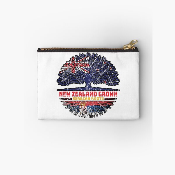 Item preview, Serbia Serbian New Zealander New Zealand Tree Roots Flag designed and sold by FlagX.