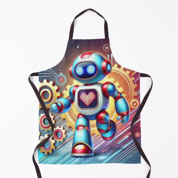 Item preview, loving robot  designed and sold by FusiTink.