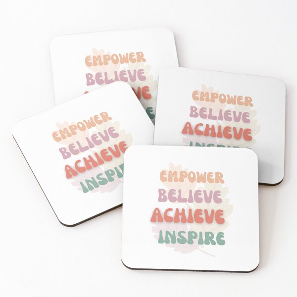 Item preview, Su lema de cuatro palabras "Empoderar, creer, lograr, inspirar" tiene un significado profundo e inspirador. designed and sold by TechTrendz2000.