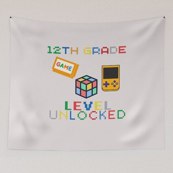 Item preview, Level Up 12th Grade Unlocked First Day of School  designed and sold by sumajouda.