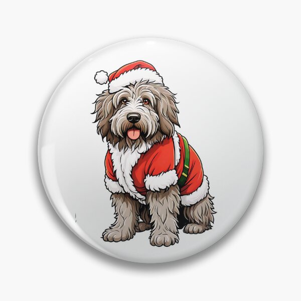 Item preview, Bergamasco Sheepdog Christmas  designed and sold by TheAnimalZ00.