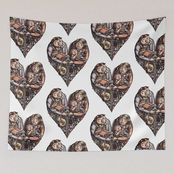 Item preview, Divorcing Couple Heart Getting Unzipped in Separation designed and sold by LisaHaney.