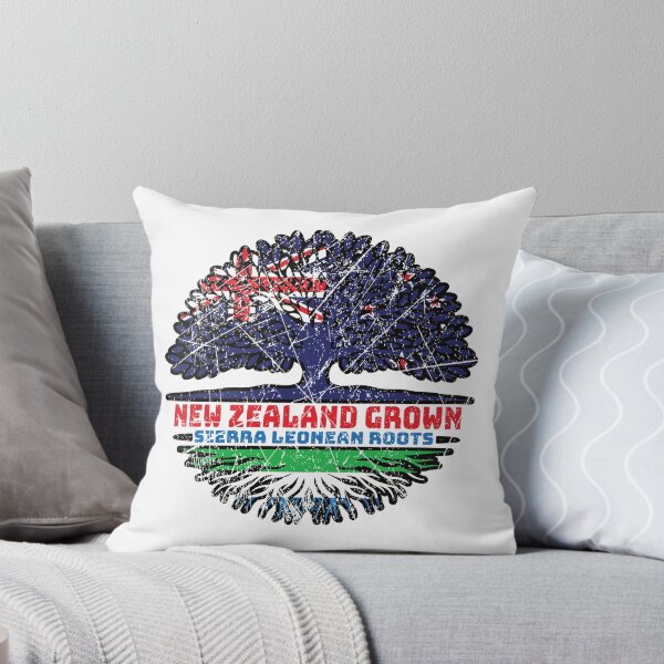 Item preview, Sierra Leone Sierra Leonean New Zealander New Zealand Tree Roots Flag designed and sold by FlagX.
