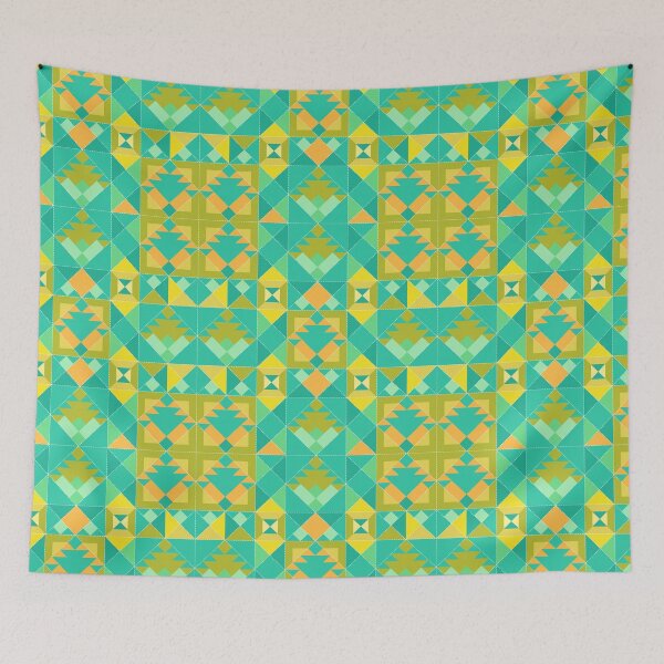 Item preview, Patchwork, Green and yellow patchwork designed and sold by Alex  Blud.