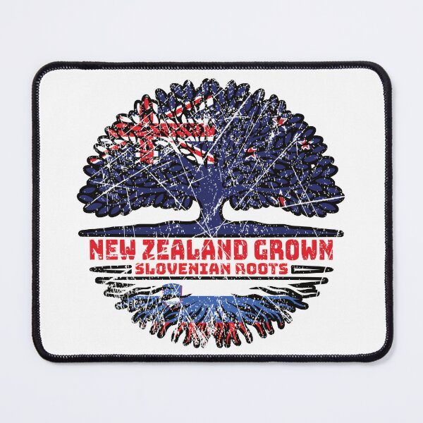 Item preview, Slovenia Slovenian New Zealander New Zealand Tree Roots Flag designed and sold by FlagX.