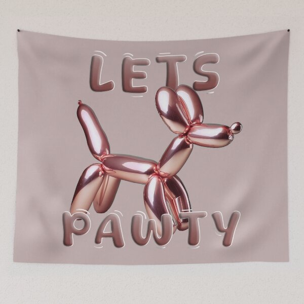 Item preview, LETS PAWTY PET BIRTHDAY DESIGN CUTE DOG PYPPY LOVERS BALLOOM DOG designed and sold by La Loca.