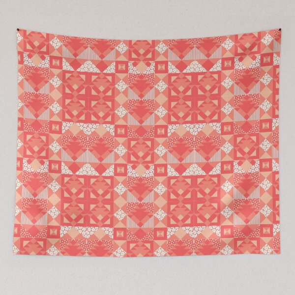Item preview, Patchwork, Red-pink patchwork designed and sold by Alex  Blud.