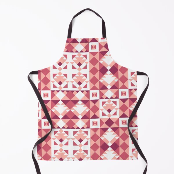 Item preview, Patchwork, White and burgundy-pink patchwork designed and sold by Alex  Blud.