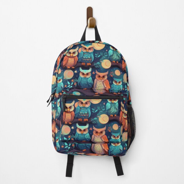 Item preview, Cute Owls in seamless patterns designed and sold by creativekrish.