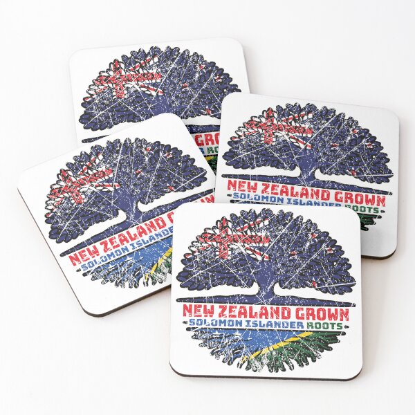 Item preview, Solomon Islands Solomon Islander New Zealander New Zealand Tree Roots Flag designed and sold by FlagX.