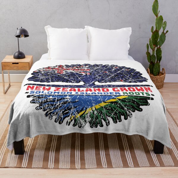 Item preview, Solomon Islands Solomon Islander New Zealander New Zealand Tree Roots Flag designed and sold by FlagX.