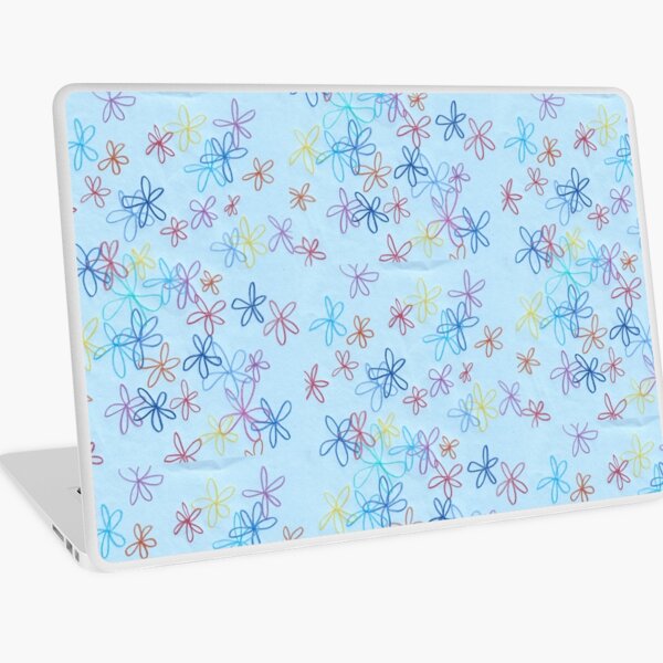 Item preview, fleurs de griffonnage (version bleue) designed and sold by LailaGClark.