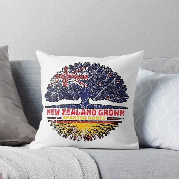 Item preview, Spain Spanish New Zealander New Zealand Tree Roots Flag designed and sold by FlagX.