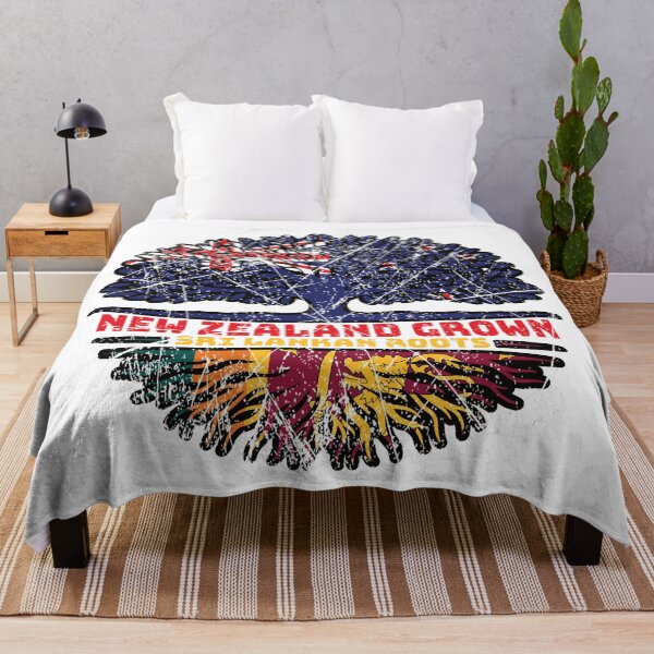 Item preview, Sri Lanka Sri Lankan New Zealander New Zealand Tree Roots Flag designed and sold by FlagX.
