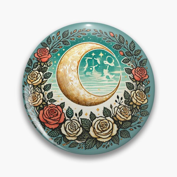 Item preview, Vintage Rose Moon designed and sold by FrictionMaxxing.