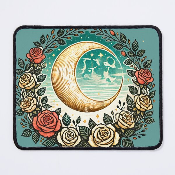 Item preview, Vintage Rose Moon designed and sold by FrictionMaxxing.