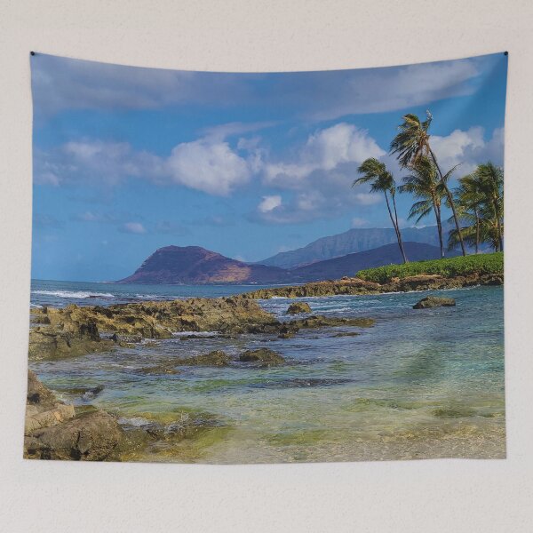 Item preview, Ko Olina Lagoon Beach on the Island of Oahu Hawaii designed and sold by BeWitchingMom.