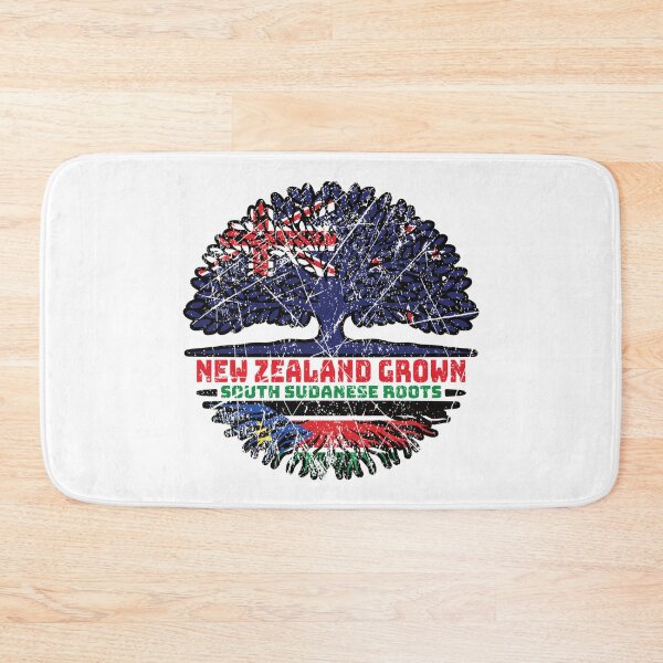 Item preview, South Sudan South Sudanese New Zealander New Zealand Tree Roots Flag designed and sold by FlagX.