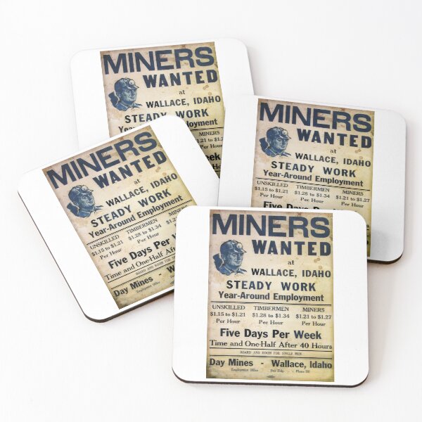 Item preview, Miners Wanted 1939 designed and sold by Daniel Hagerman.