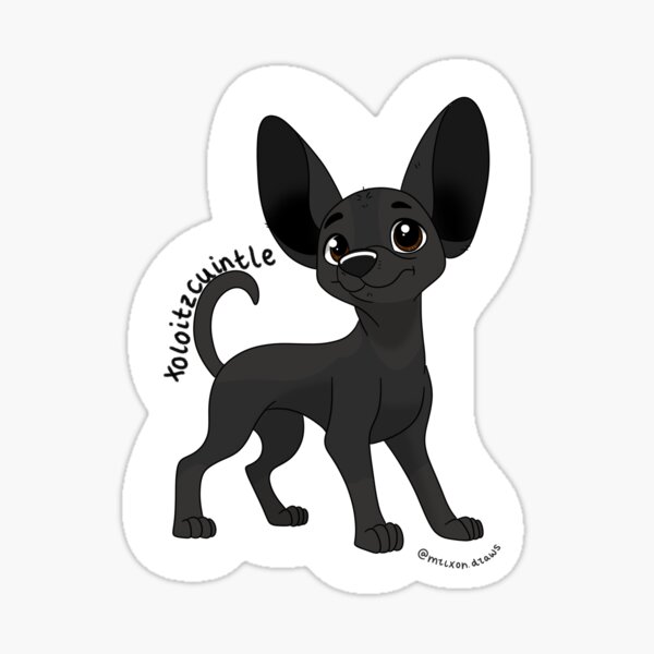 Item preview, Xoloitzcuintli (perro sin pelo mexicano)  designed and sold by mrixondraws.
