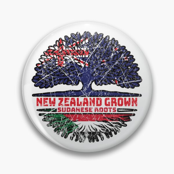 Item preview, Sudan Sudanese New Zealander New Zealand Tree Roots Flag designed and sold by FlagX.