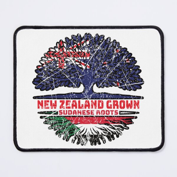 Item preview, Sudan Sudanese New Zealander New Zealand Tree Roots Flag designed and sold by FlagX.