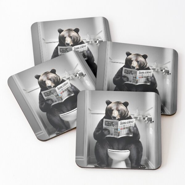Item preview, The Bathroom Collection - The Bear designed and sold by Dan Farsaci.