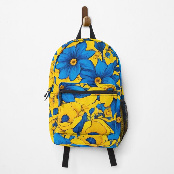 Item preview, Tranquil Blue and Yellow Flower Bouquet 3 designed and sold by Tom-Johnson.