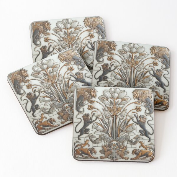 Item preview, Art Dec AI Tile Art designed and sold by hermosaman.