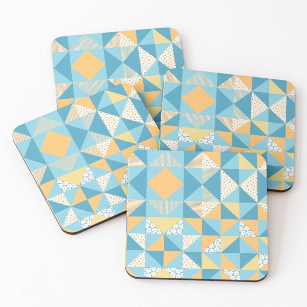 Item preview, Patchwork, Yellow-blue patchwork designed and sold by Alex  Blud.