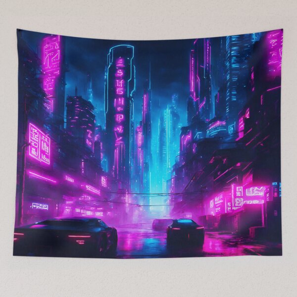 Item preview, Sci-Fi Cyber Cityscape 2 designed and sold by Tom-Johnson.