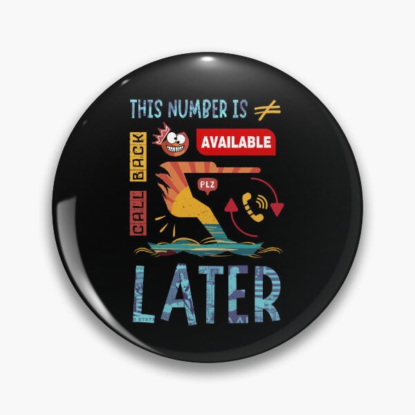 Item preview, Funny Busy WaterSkiing Guy Quote, This Number Is Not Available Plz Call Back Later designed and sold by RokaCircles.