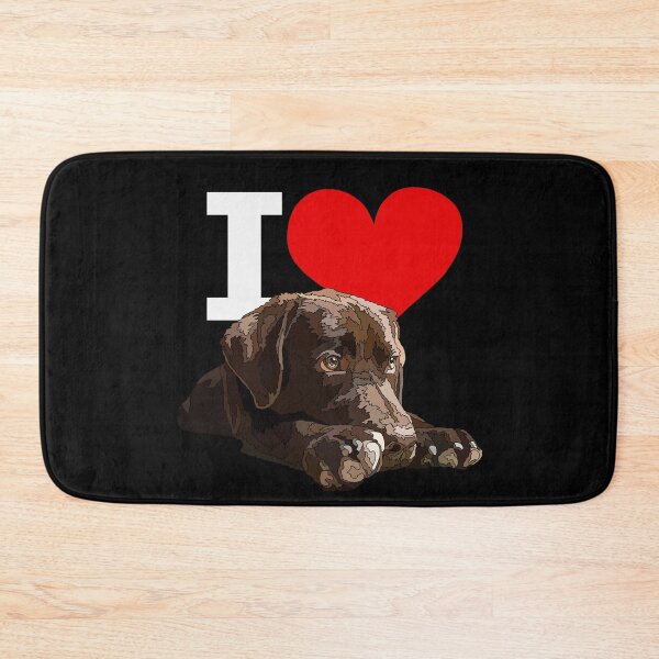 Item preview, I Love Chocolate Labrador designed and sold by Just-Arts-4U.