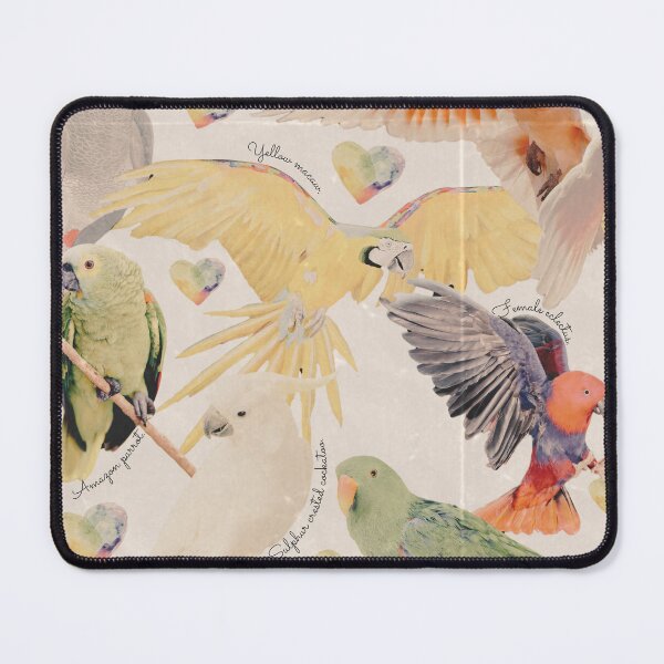 Item preview, Bird nerd, parrot lover vintage designed and sold by GabiVitryArt.