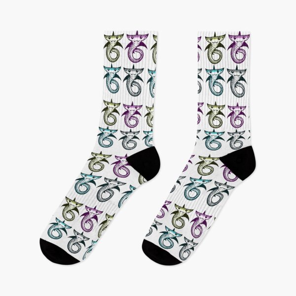 Item preview, Sharkles Hammerhead Snake in Multicolor designed and sold by Kitty Enterprise.