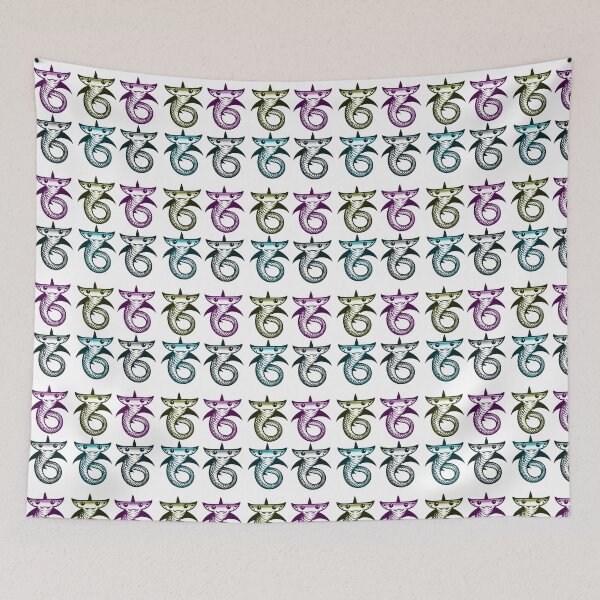 Item preview, Sharkles Hammerhead Snake in Multicolor designed and sold by Kitty Enterprise.