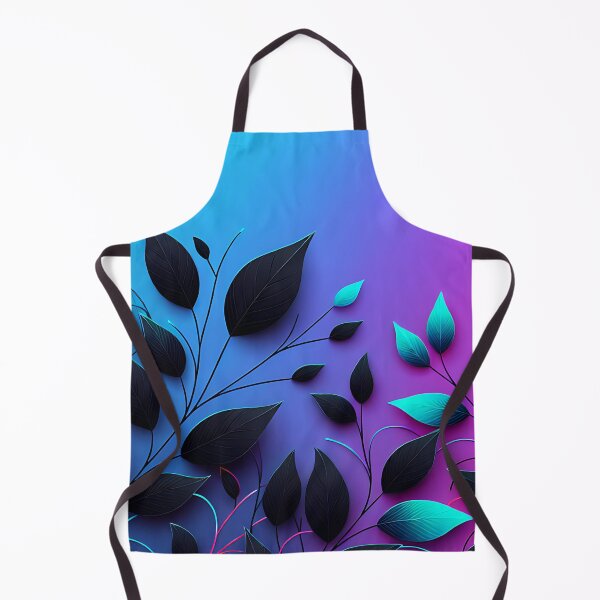 Item preview, Neon Leaf Silhouette Pattern designed and sold by SportyAndArtful.