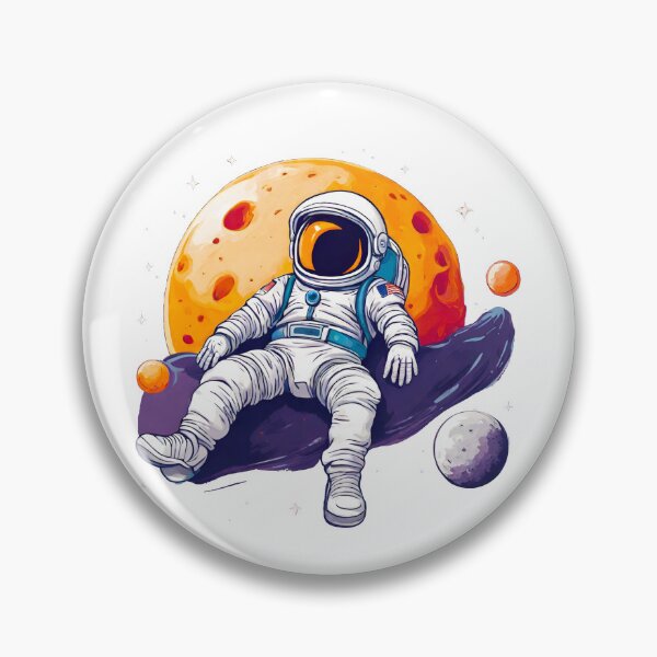 Item preview, Astronaut Lounging on Moon 2 designed and sold by Tom-Johnson.